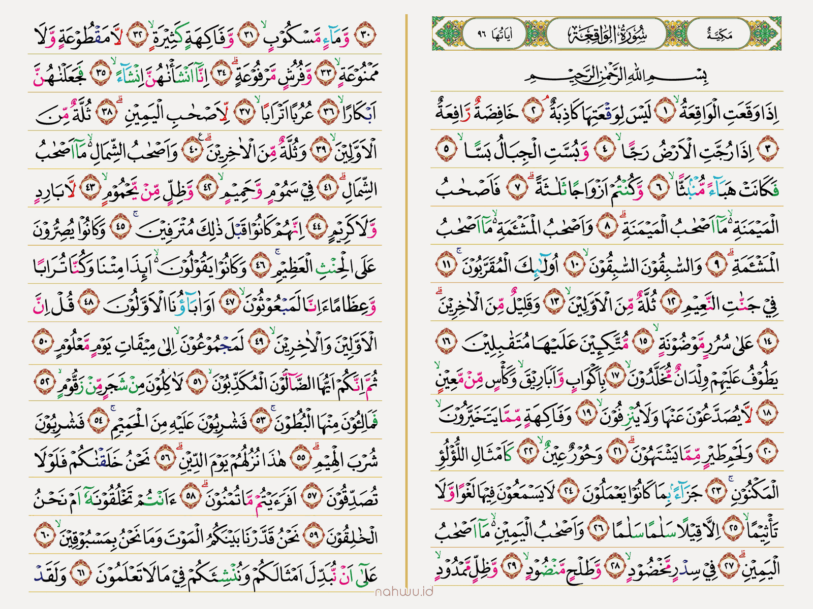surat al waqiah